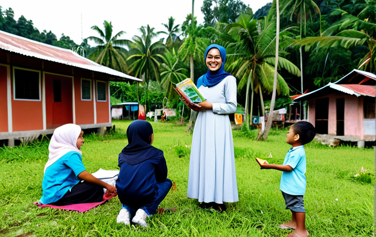 사회복지사 진로 탐색 - Community Outreach**

"A fully clothed, hijab-wearing, female social worker in Malaysia, standing in...