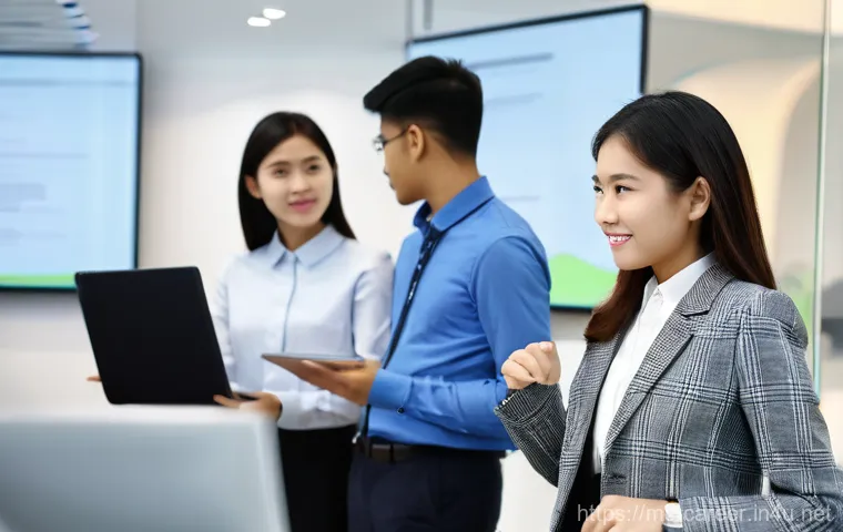 청소년 직업 체험 프로그램 - **Prompt:** A diverse group of Malaysian teenagers and young adults, aged 16-22, are actively engage...